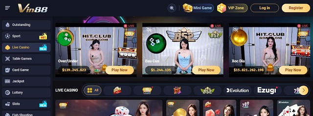 Casino Live VIN88 Casino Live VIN88