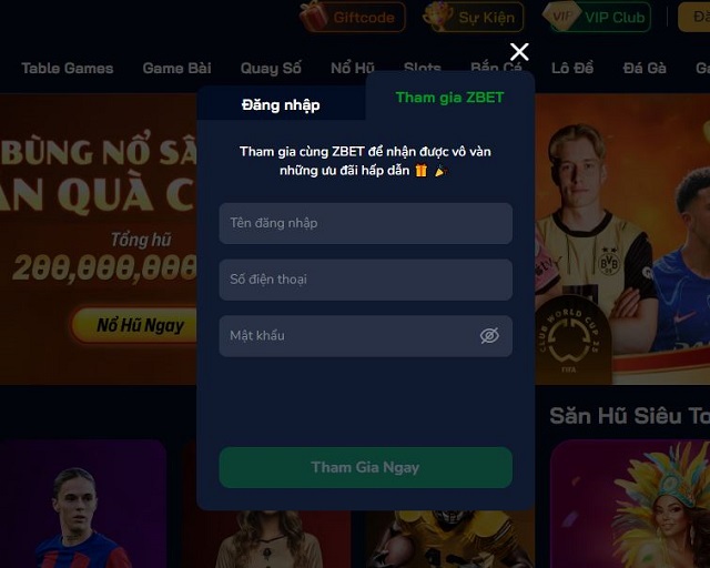 Chi tiết biểu mẫu tạo tài khoản tại nhà cái Chi tiết biểu mẫu tạo tài khoản tại nhà cái